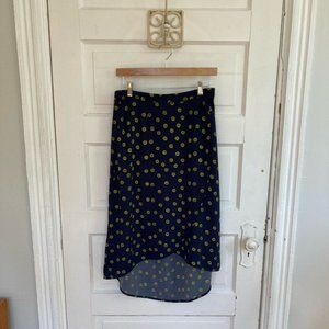 Women's J. Crew Flowy Mid Length Mullet Skirt